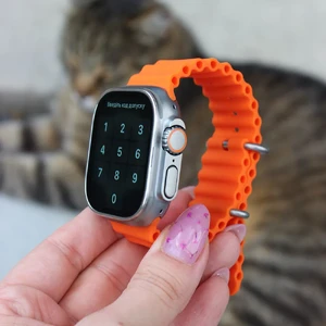 Ремешок iLoungeMax Ocean Band Orange для Apple Watch Ultra 49mm | 45mm | 44mm | 42mm - Фото 3