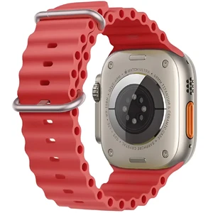 Ремінець iLoungeMax Ocean Band Red для Apple Watch Ultra 49mm | 45mm | 44mm | 42mm - Фото 2