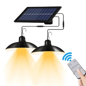 Вуличний підвісний світильник iLoungeMax Outdoor Solar 2 лампи Warm Light