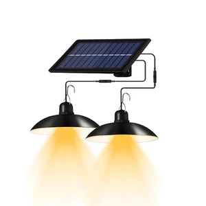 Вуличний підвісний світильник iLoungeMax Outdoor Solar 2 лампи Warm Light - Фото 2