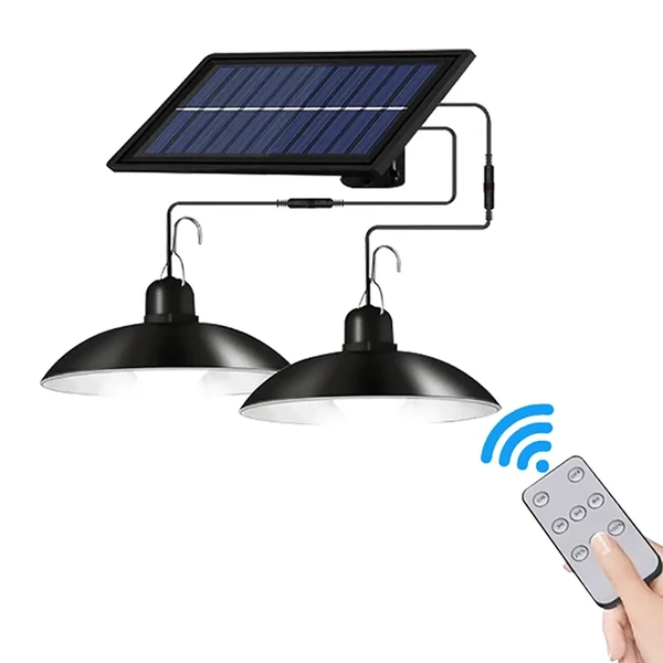 Вуличний підвісний світильник iLoungeMax Outdoor Solar 2 лампи White Light