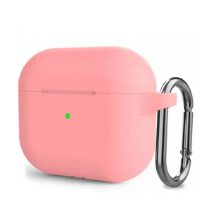 Силіконовий чохол з карабіном iLoungeMax Pink для AirPods 3