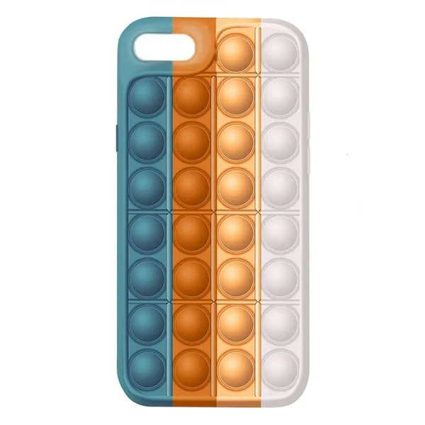 Чохол антистрес Поп-Іт iLoungeMax Pop It Orange Rainbow для iPhone 8 | 7