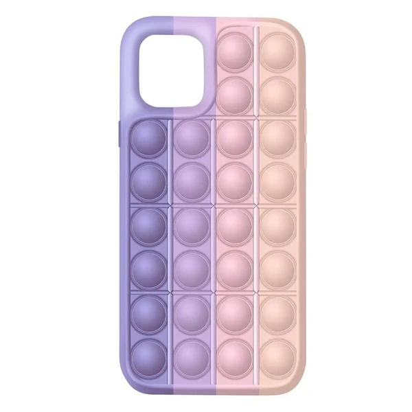 Чохол антистрес Поп-Іт iLoungeMax Pop It Purple Rainbow для iPhone 11 у Житомирі
