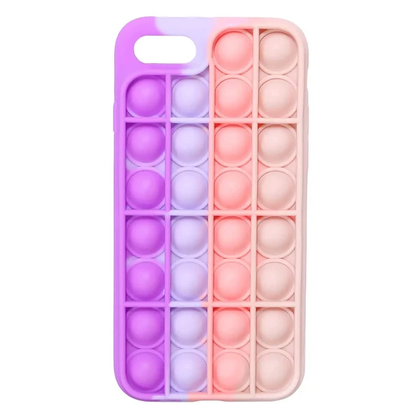 Чехол антистресс Поп-Ит iLoungeMax Pop It Purple Rainbow для iPhone 8 | 7