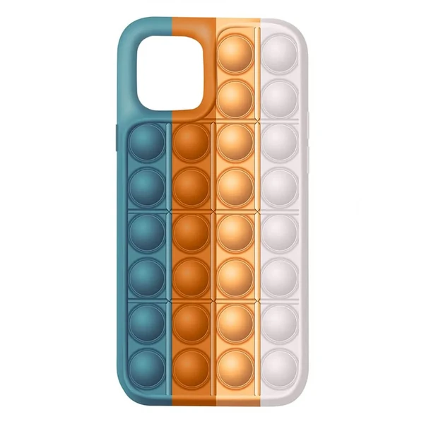 Чохол антистрес Поп-Іт iLoungeMax Pop It Orange Rainbow для iPhone 11 у Житомирі