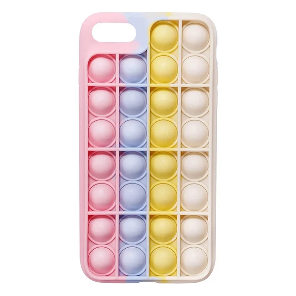 Чохол антистрес Поп-Іт iLoungeMax Pop It Yellow Blue Rainbow для iPhone 8 | 7