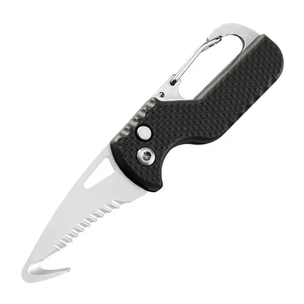 Складной нож iLoungeMax Portable Serrated Hook Knife Black