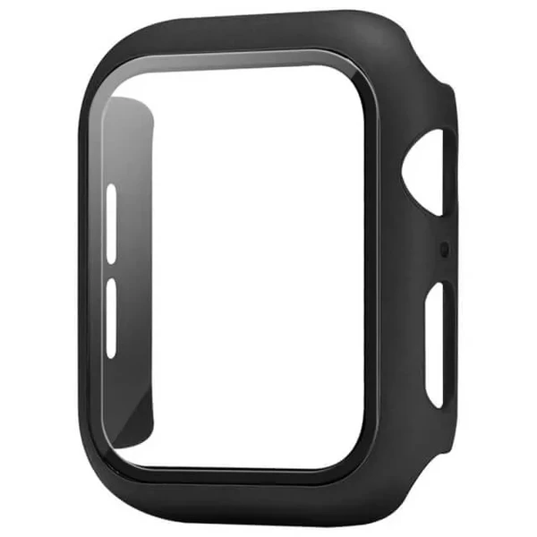 Захисний чохол зі склом iLoungeMax Black Matte Premium Case PC+Glass для Apple Watch 40mm