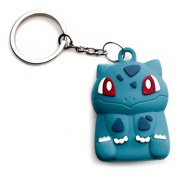 Силиконовый брелок с кольцом iLoungeMax Funny Cartoon Case Bulbasaur для AirTag