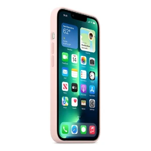 Силиконовый чехол iLoungeMax Silicone Case MagSafe Chalk Pink для iPhone 13 Pro (с поддержкой анимации) OEM - Фото 3