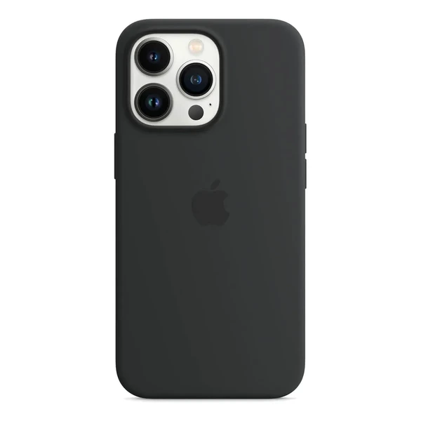 Чорний силіконовий чохол iLoungeMax Silicone Case MagSafe Midnight для iPhone 13 Pro (з підтримкою анімації) OEM