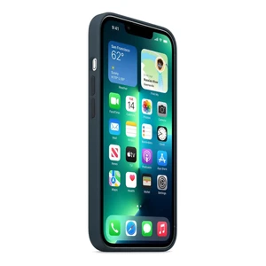 Силиконовый чехол iLoungeMax Silicone Case MagSafe Abyss Blue для iPhone 13 Pro Max (с поддержкой анимации) OEM - Фото 3