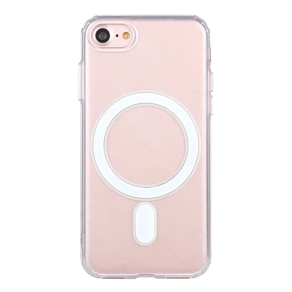 Прозорий силіконовий чохол iLoungeMax Silicone Case MagSafe для iPhone SE 3 | SE 2 | 8 | 7