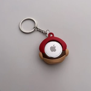 Силіконовий брелок з кільцем iLoungeMax Silicone Case Mario для AirTag - Фото 2