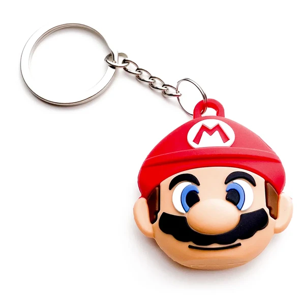 Силиконовый брелок с кольцом iLoungeMax Funny Cartoon Case Mario для AirTag в Броварах