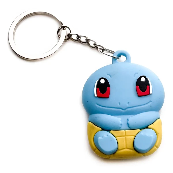 Силіконовий брелок з кільцем iLoungeMax Funny Cartoon Case Squirtle для AirTag у Полтаві