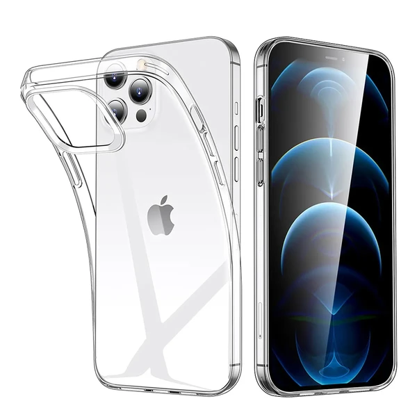 Тонкий прозрачный TPU чехол iLoungeMax Silicone для iPhone 13 Pro Max