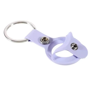 Силиконовый брелок с кольцом iLoungeMax Silicone Keychain Case Lilac для AirTag - Фото 3