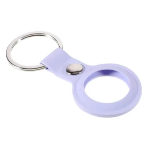Силиконовый брелок с кольцом iLoungeMax Silicone Keychain Case Lilac для AirTag - Фото 2