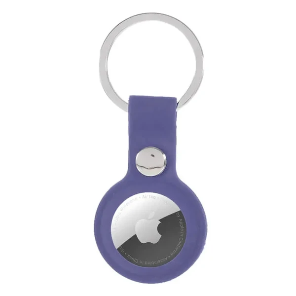 Силиконовый брелок с кольцом iLoungeMax Silicone Keychain Case Azure для AirTag