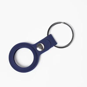 Силиконовый брелок с кольцом iLoungeMax Silicone Keychain Case Blue для AirTag - Фото 5