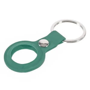Силиконовый брелок с кольцом iLoungeMax Silicone Keychain Case Green для AirTag - Фото 2