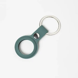Силиконовый брелок с кольцом iLoungeMax Silicone Keychain Case Green для AirTag - Фото 6