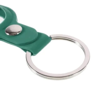 Силиконовый брелок с кольцом iLoungeMax Silicone Keychain Case Green для AirTag - Фото 4