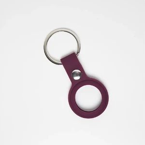 Силіконовий брелок з кільцем iLoungeMax Silicone Keychain Case Purple для AirTag - Фото 5