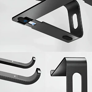 Алюминиевая подставка iLoungeMax Aluminum Laptop Stand Gray для MacBook - Фото 5