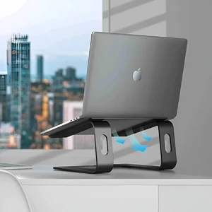 Алюминиевая подставка iLoungeMax Aluminum Laptop Stand Gray для MacBook - Фото 4