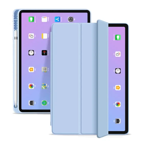 Чохол-книжка з тримачем для Apple Pencil iLoungeMax Smart Case Light Blue для iPad mini 6 (2021) у Полтаві