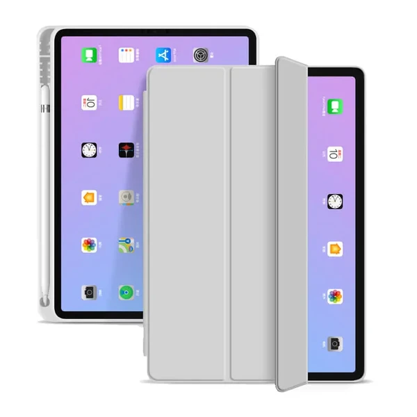 Чохол-книжка з тримачем для Apple Pencil iLoungeMax Smart Case Gray для iPad mini 6 (2021) у Полтаві