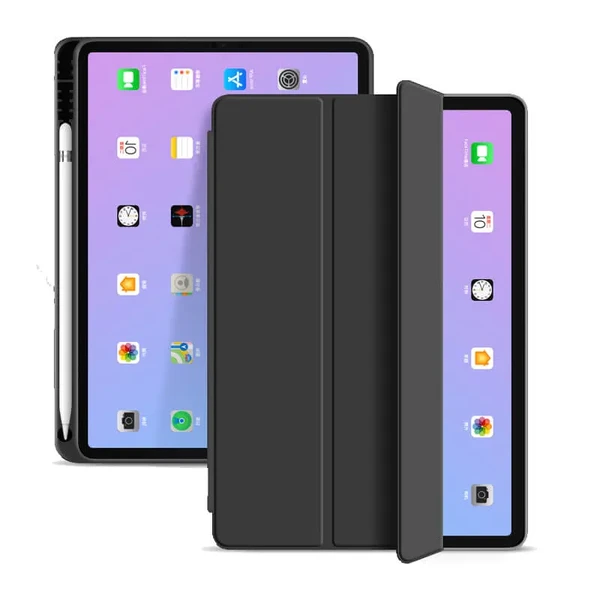 Чохол-книжка з тримачем для Apple Pencil iLoungeMax Smart Case Black для iPad mini 6 (2021) у Полтаві