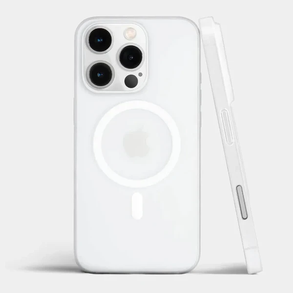 Ультра-тонкий чохол iLoungeMax Soft Touch MagSafe Frosted Clear для iPhone 16 Pro