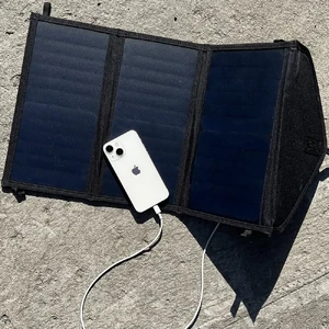 Портативная солнечная панель (зарядка) 20W с USB-портом для кемпинга и зарядки смартфона | iLoungeMax Solar Panel - Фото 5