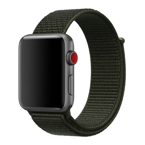 Ремінець iLoungeMax Sport Loop Cargo Khaki для Apple Watch Ultra 49mm | 45mm | 44mm | 42mm Series  OEM в Ужгороді