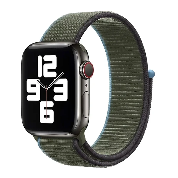 Ремешок iLoungeMax Sport Loop Inverness Green для Apple Watch Ultra 49mm | 45mm | 44mm | 42mm Series  OEM