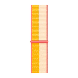 Ремешок iLoungeMax Sport Loop Maize | White для Apple Watch 41mm | 40mm | 38mm Series  OEM - Фото 3