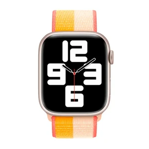 Ремешок iLoungeMax Sport Loop Maize | White для Apple Watch Ultra 49mm | 45mm | 44mm | 42mm Series  OEM - Фото 2