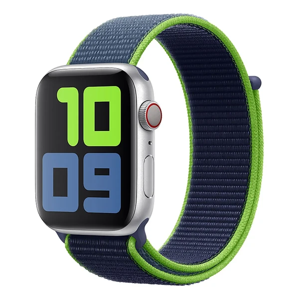 Ремешок iLoungeMax Sport Loop Neon Lime для Apple Watch Ultra 49mm | 45mm | 44mm | 42mm Series  OEM