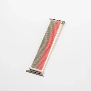 Ремешок iLoungeMax Sport Loop Pink Pomelo | Tan  для Apple Watch Ultra 49mm | 45mm | 44mm | 42mm Series  OEM - Фото 4