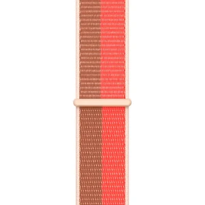 Ремешок iLoungeMax Sport Loop Pink Pomelo | Tan  для Apple Watch Ultra 49mm | 45mm | 44mm | 42mm Series  OEM - Фото 3
