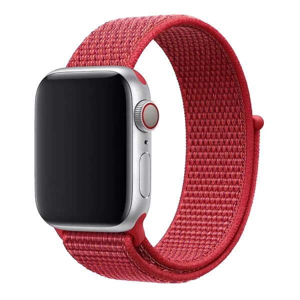 Ремешок iLoungeMax Sport Loop (PRODUCT) RED для Apple Watch Ultra 49mm | 45mm | 44mm | 42mm Series  OEM