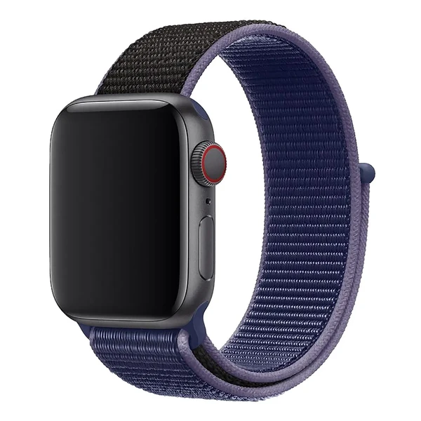 Ремешок iLoungeMax Sport Loop Midnight Blue/Black для Apple Watch Ultra 49mm | 45mm | 44mm | 42mm Series  OEM