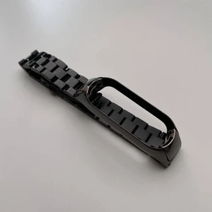 Металический ремешок iLoungeMax Stainless Metal Strap Black для Xiaomi Mi Band 5 | 6 - Фото 2