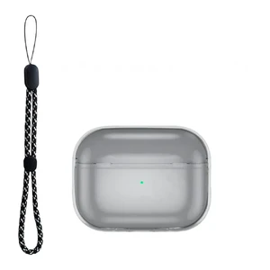 Прозрачный защитный чехол iLoungeMax Black для AirPods Pro 2 - Фото 3
