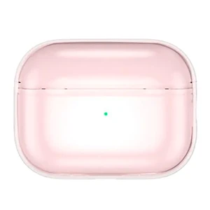 Прозорий захисний чохол iLoungeMax Pink для AirPods Pro 2