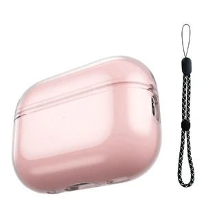 Прозорий захисний чохол iLoungeMax Pink для AirPods Pro 2 - Фото 2